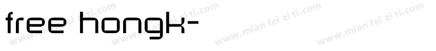 free hongk字体转换